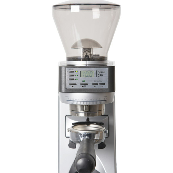 Baratza Sette 270 Conical Burr Coffee and Espresso Grinder Front View Control Panel