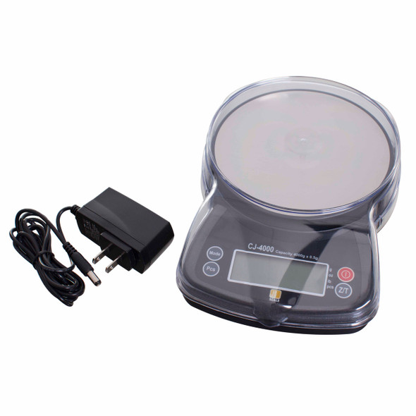 Jennings CJ4000 with charger and measuring bowl cover