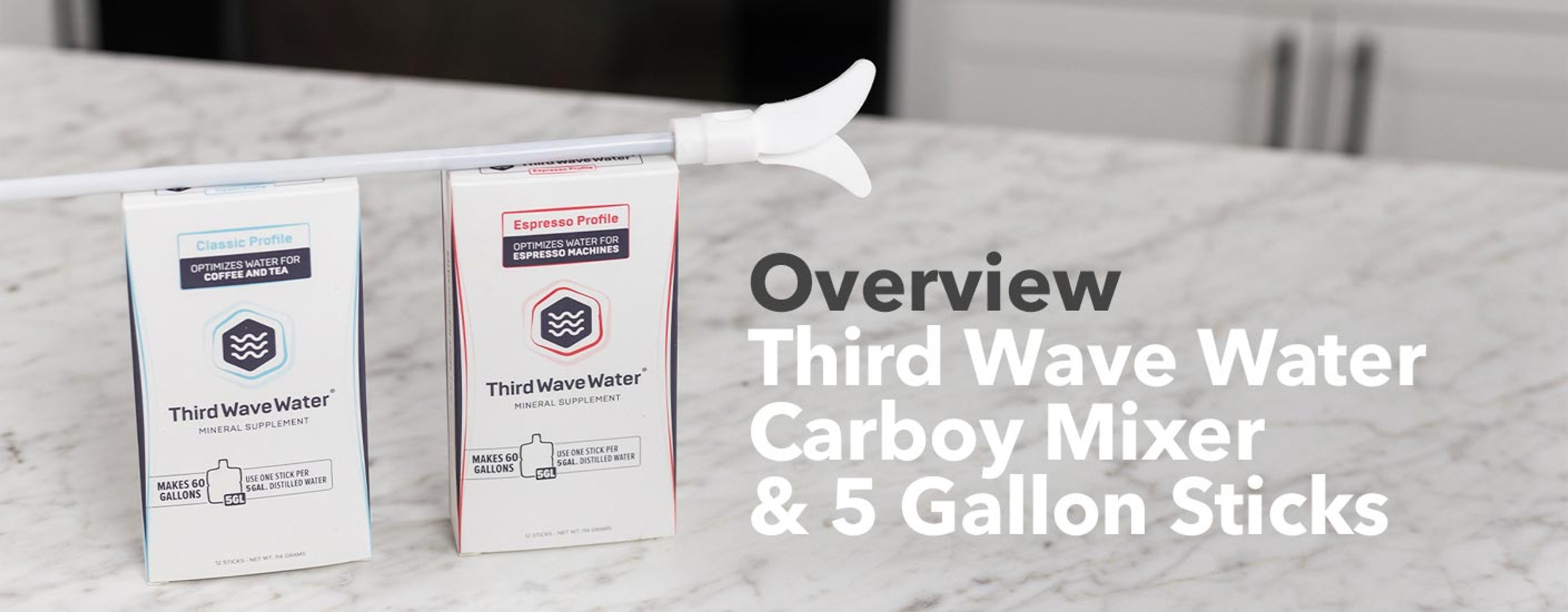Third Wave Water Carboy Mixer & 5 Gallon Sticks